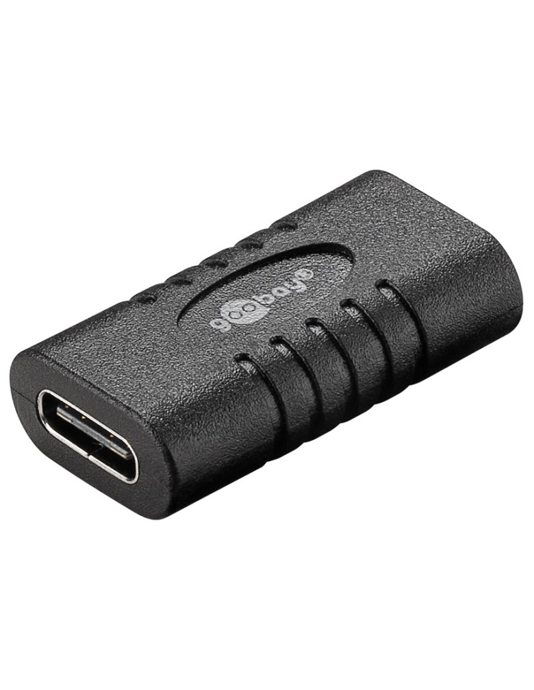 GOOBAY αντάπτορας USB-C 45401, θηλυκό σε θηλυκό, 5Gbit/s, 60W, μαύρος