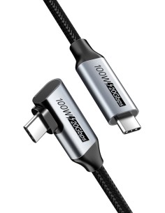 CABLETIME καλώδιο USB-C C160, γωνιακό, PD 100W, 20Gbps,...