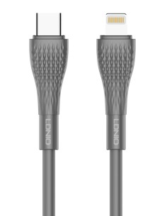 LDNIO καλώδιο Lightning σε USB-C LC671I, 30W PD, 1m, γκρι