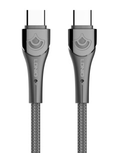 LDNIO καλώδιο USB-C σε USB-C LC861C, 65W PD, 1m, γκρι