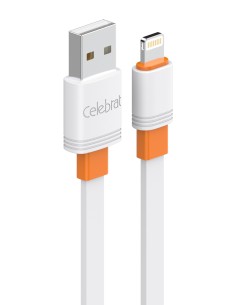 CELEBRAT καλώδιο Lightning σε USB CB-33L, flat, 12W, 1m,...