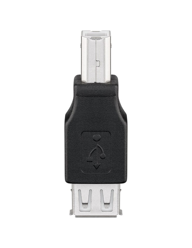 GOOBAY αντάπτορας USB σε USB Type B 50291, θηλυκό σε αρσενικό, μαύρος