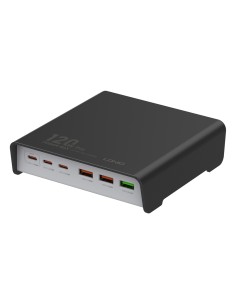 LDNIO σταθμός φόρτισης Q605, 3x USB-C & 3x USB, 120W,...