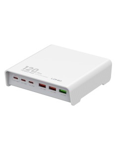 LDNIO σταθμός φόρτισης Q605, 3x USB-C & 3x USB, 120W,...