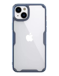 NILLKIN θήκη Nature Pro για iPhone 15 Plus, διάφανη-μπλε