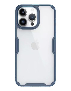 NILLKIN θήκη Nature Pro για iPhone 15 Pro Max, διάφανη-μπλε