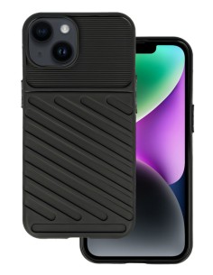 POWERTECH Θήκη Thunder MOB-1922 για iPhone 15 Plus, μαύρη