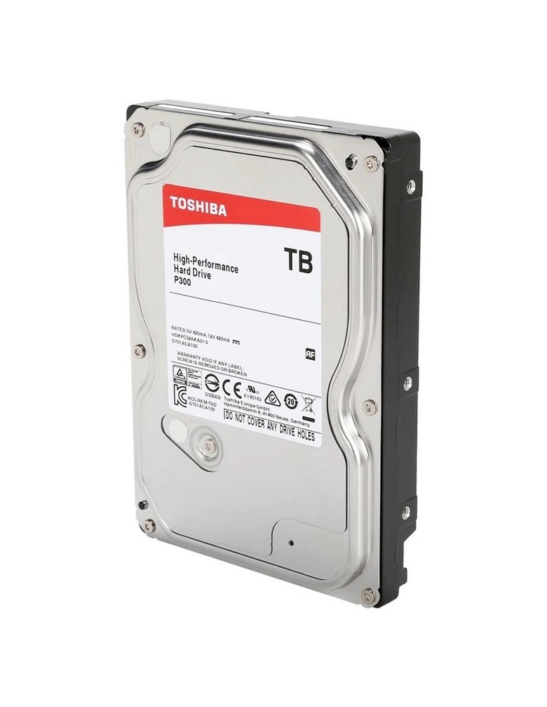 TOSHIBA σκληρός δίσκος P300 2ΤΒ, 3.5", 5400RPM, 128MB, SATA III