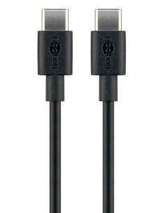 GOOBAY καλώδιο USB-C 66318, 60W, 480Mbps, 1m, μαύρο