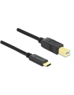 DELOCK καλώδιο USB-C σε USB Type B 83601, 1m, μαύρο