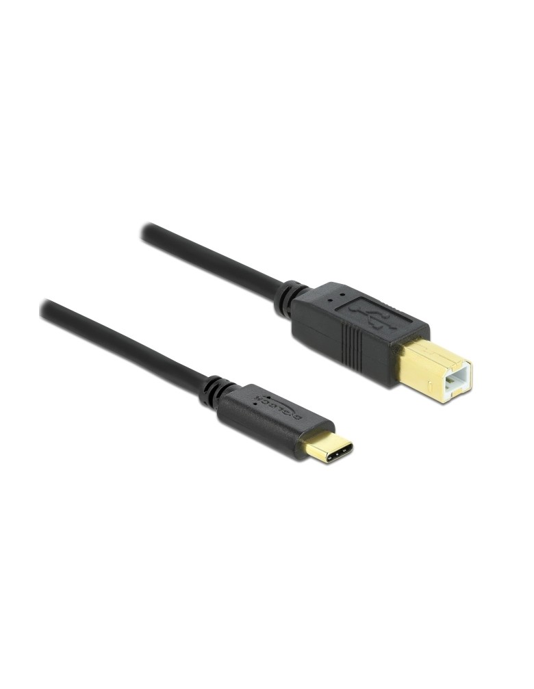 DELOCK καλώδιο USB-C σε USB Type B 83601, 1m, μαύρο