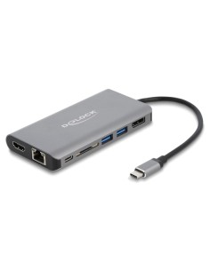 DELOCK docking station 87683, 7 θύρες, USB-C, 100W PD,...