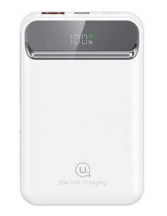 USAMS power bank US-CD214, 2x έξοδοι, wireless, 10000mAh,...