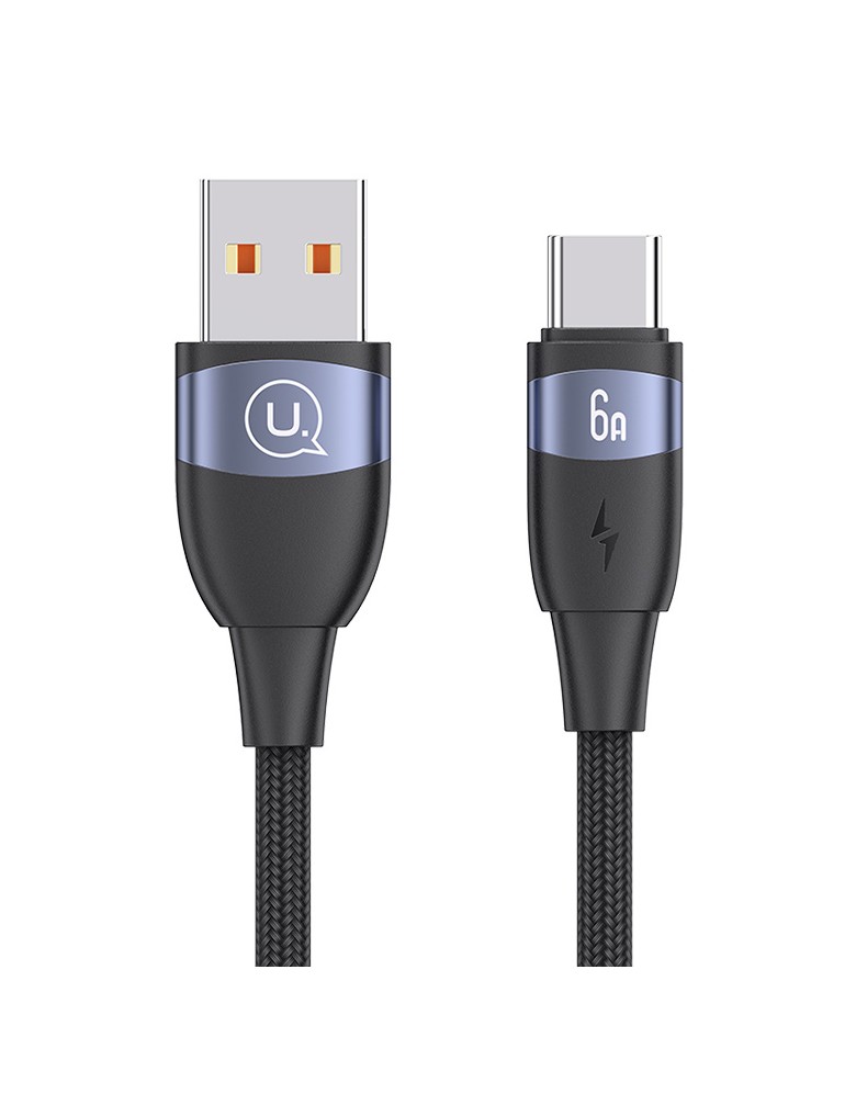 USAMS καλώδιο USB-C σε USB US-SJ630, 66W, 480Mbps, 1.2m, μαύρο