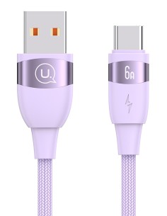 USAMS καλώδιο USB-C σε USB US-SJ630, 66W, 480Mbps, 1.2m, μωβ