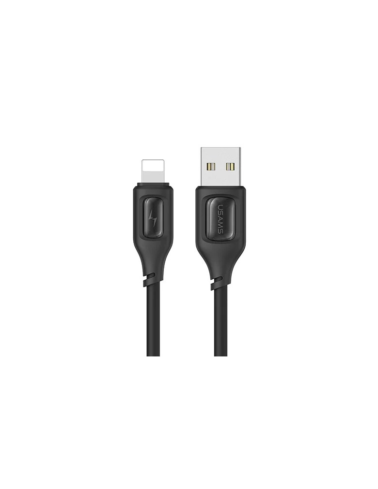 USAMS καλώδιο Lightning σε USB US-SJ618, 12W, 1m, μαύρο