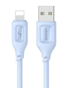 USAMS καλώδιο Lightning σε USB US-SJ618, 12W, 1m, μπλε