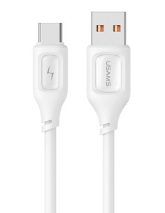 USAMS καλώδιο USB-C σε USB US-SJ619, 15W, 1m, λευκό