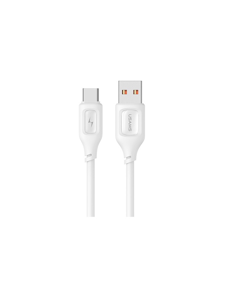 USAMS καλώδιο USB-C σε USB US-SJ619, 15W, 1m, λευκό