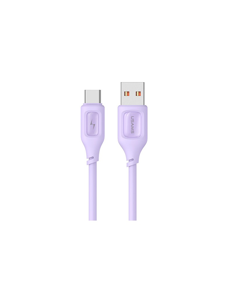 USAMS καλώδιο USB-C σε USB US-SJ619, 15W, 1m, μωβ