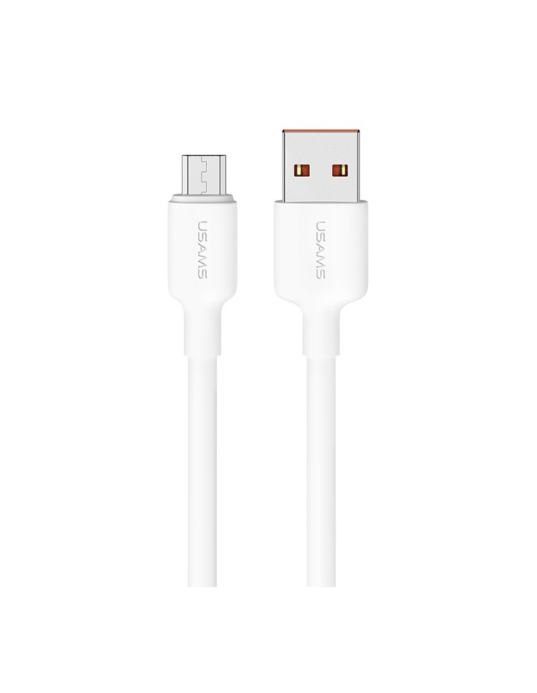 USAMS καλώδιο micro USB σε USB US-SJ607, 10W, 1m, λευκό