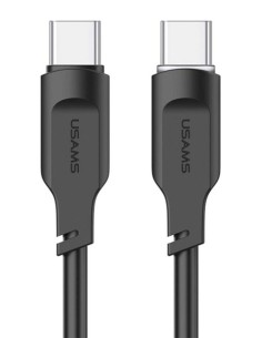 USAMS καλώδιο USB-C σε USB-C US-SJ567, 100W PD, 1.2m, μαύρο