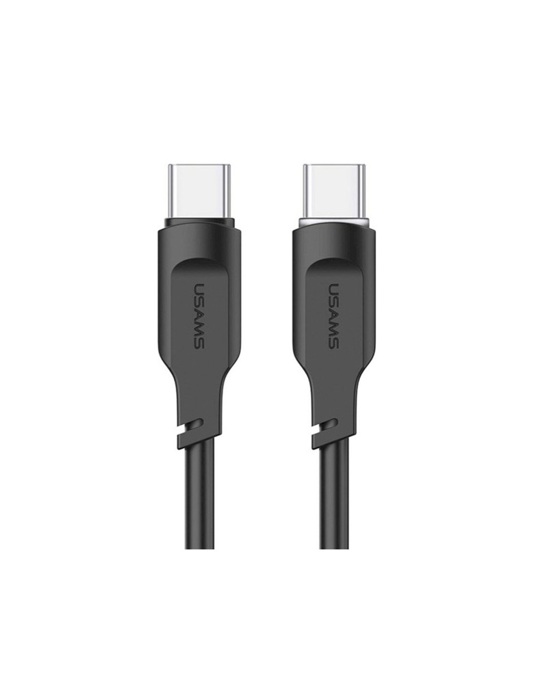 USAMS καλώδιο USB-C σε USB-C US-SJ567, 100W PD, 1.2m, μαύρο