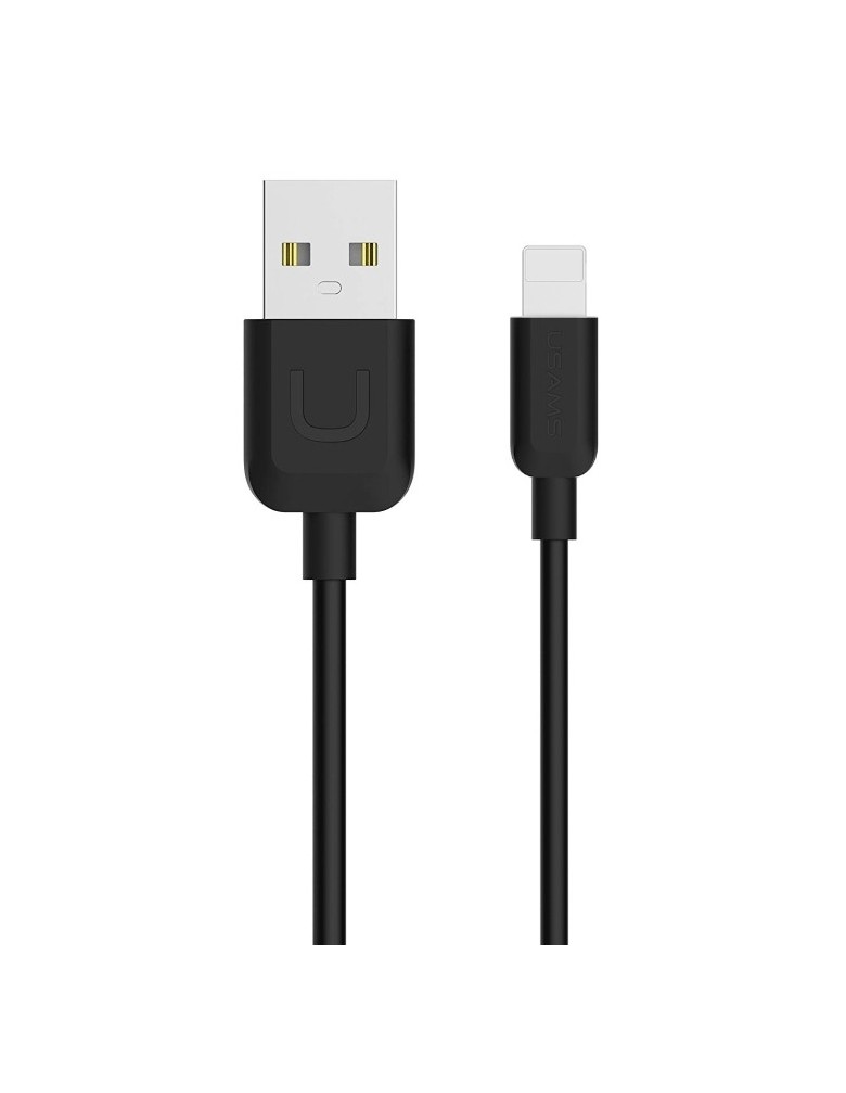 USAMS καλώδιο Lightning σε USB US-SJ097, 10.5W, 1m, μαύρο