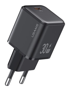 USAMS φορτιστής τοίχου US-CC186, USB-C θύρα εξόδου, 30W...