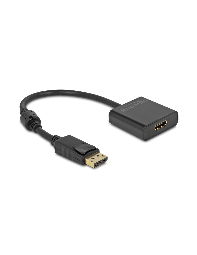 DELOCK αντάπτορας DisplayPort σε HDMI 63585, 4K/30Hz, active, μαύρος