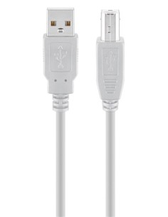 GOOBAY καλώδιο USB σε USB Type B 68713, 3m, 480Mbps, γκρι