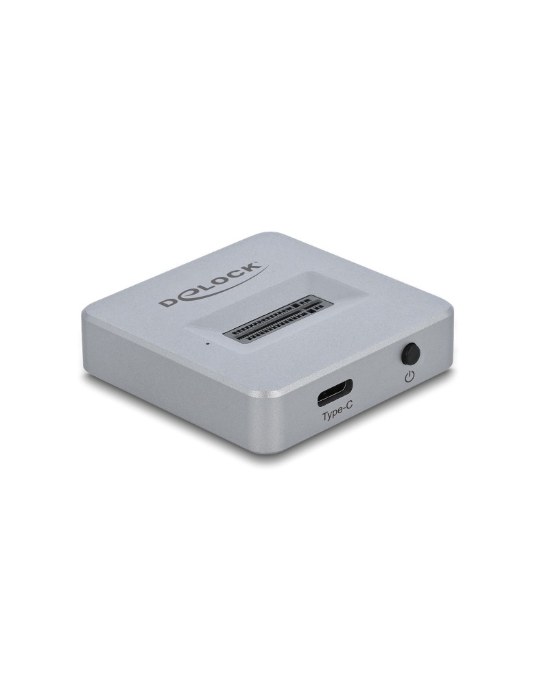 DELOCK docking station 64000 για M.2 NVMe SSD, 10Gbps, γκρι