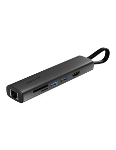 CABLETIME docking station CT-HUBP7-AG, 7 θυρών, USB-C,...