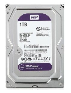 WD σκληρός δίσκος 3.5" Purple Surveillance 1TB, 256MB,...