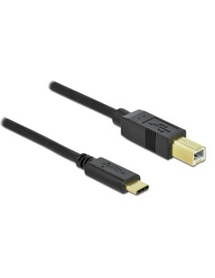 DELOCK καλώδιο USB-C σε USB Type B 83330, 2m, μαύρο