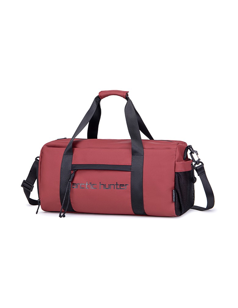 ARCTIC HUNTER τσάντα ταξιδίου LX00537 με θήκη παπουτσιών, 25L, κόκκινη