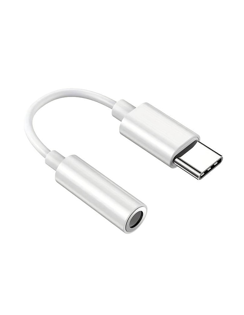 POWERTECH αντάπτορας USB-C σε 3.5mm CAB-UC084, λευκός