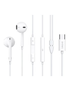 CELEBRAT earphones με μικρόφωνο E500, USB-C σύνδεση,...