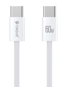 CELEBRAT καλώδιο USB-C U600, 60W, 480Mbps, 1m, λευκό