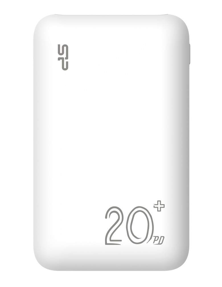 SILICON POWER power bank QS58, 1x USB-C & 2x USB, 20000mAh, 20W, λευκό