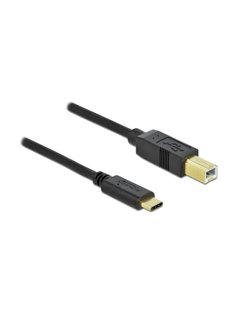 DELOCK καλώδιο USB-C σε USB Type B 83666, 480Mbps, 3m, μαύρο