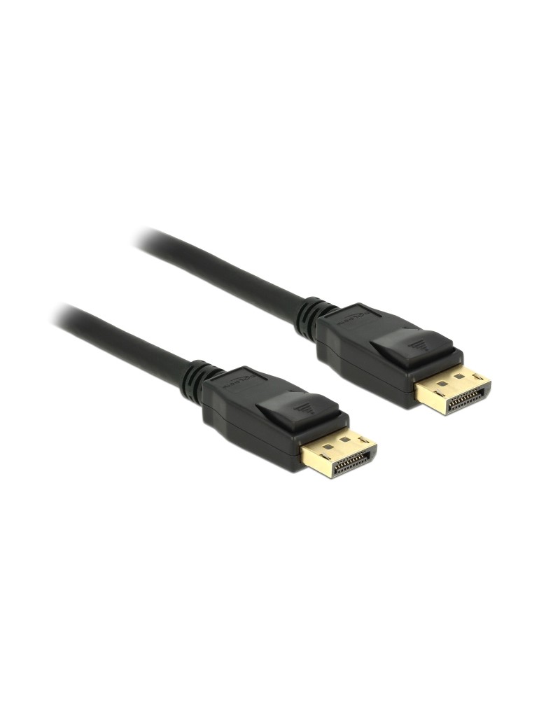 DELOCK καλώδιο DisplayPort 1.2 83806, 4K/60Hz, 21.6 Gbps, 2m, μαύρο