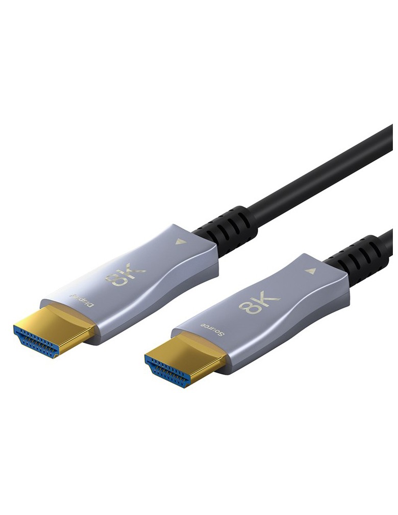 GOOBAY καλώδιο HDMI 2.1 65559 με Ethernet, 8K/60Hz, 48 Gbps, 20m, μαύρο