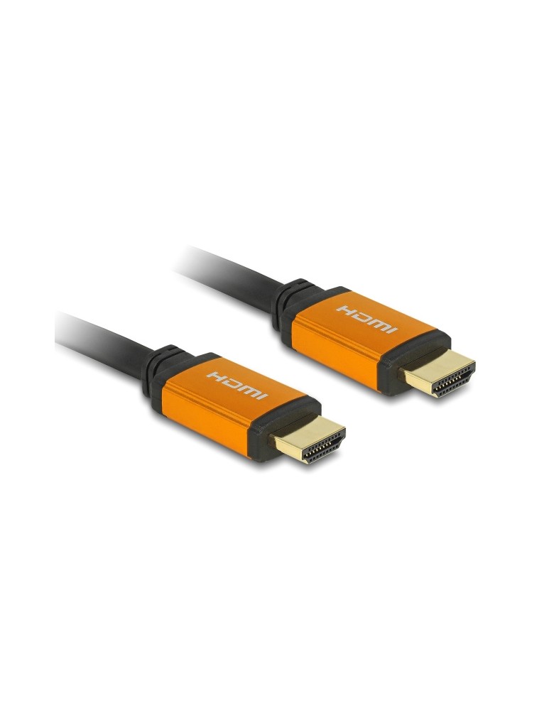 DELOCK καλώδιο HDMI 85729, 8K/60Hz, 48 Gbps, eARC, HDR, 2m, μαύρο