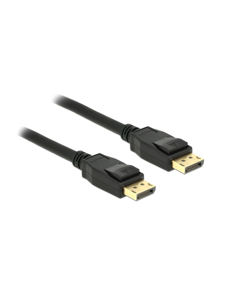 DELOCK καλώδιο DisplayPort 1.2 85508, 4K/60Hz, 21.6 Gbps, 1.5m, μαύρο