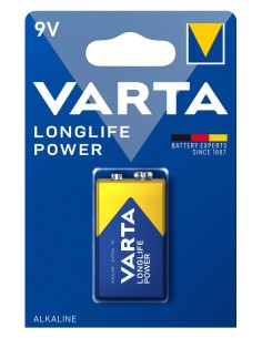 VARTA αλκαλική μπαταρία Longlife Power, 9V, 1τμχ