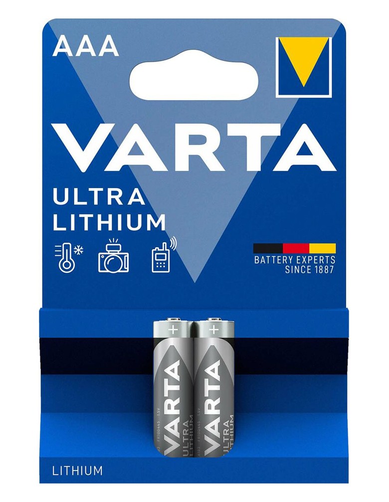 VARTA μπαταρίες λιθίου Ultra, AAA, 1.5V, 2τμχ