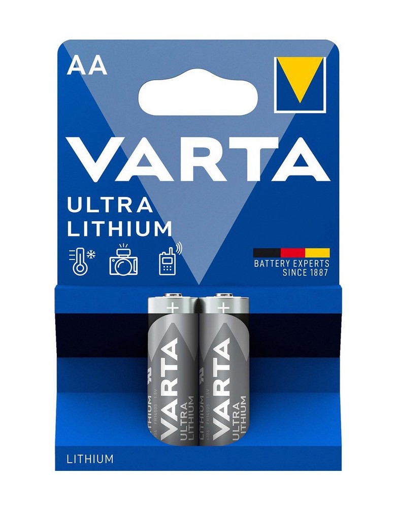 VARTA μπαταρίες λιθίου Ultra, AA, 1.5V, 2τμχ