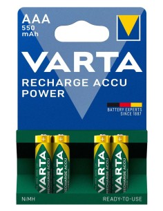 VARTA επαναφορτιζόμενες μπαταρίες λιθίου, AAA, 550mAh,...