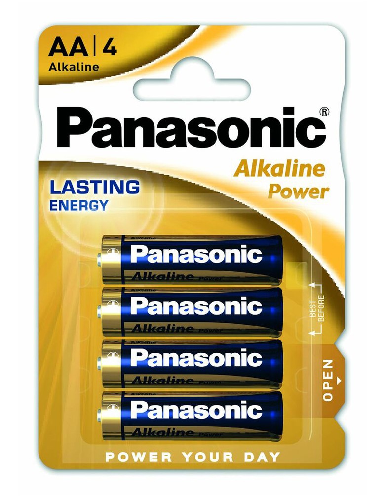 PANASONIC αλκαλικές μπαταρίες Alkaline Power, AA/LR6, 1.5V, 4τμχ